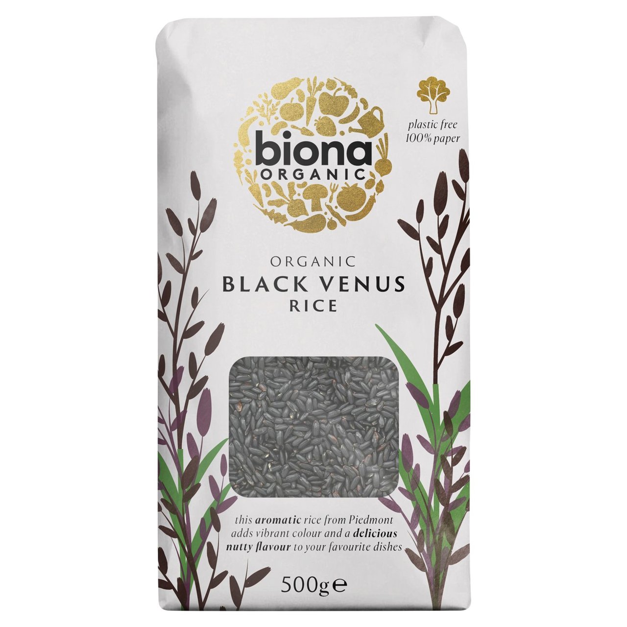 Biona Organic Black Venus Rice 500g x 6