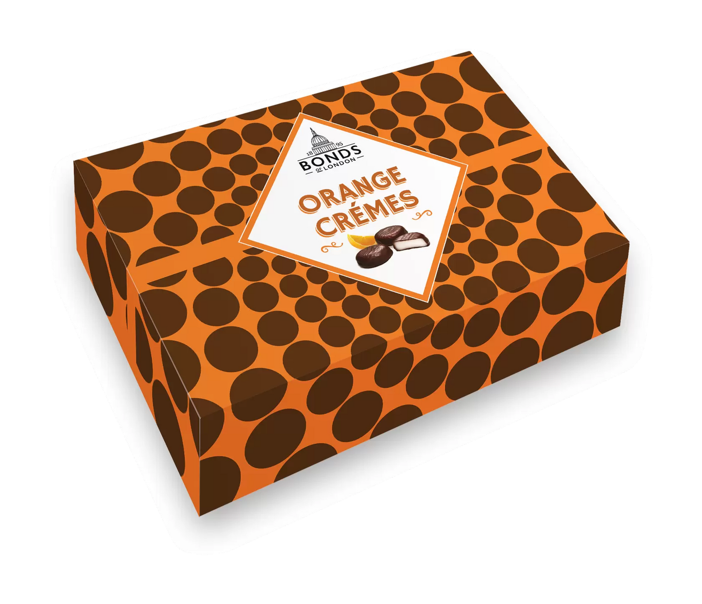 Bonds of London Orange Cremes Box 150g x 12