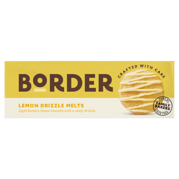 Border Lemon Drizzle Melts 150g x 12