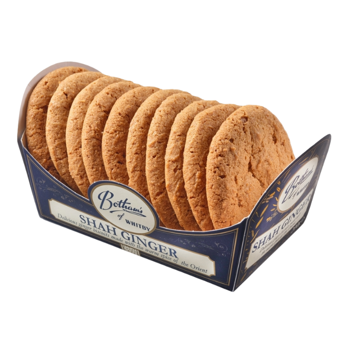 Botham's of Whitby Shah Ginger Biscuits 200g x 12