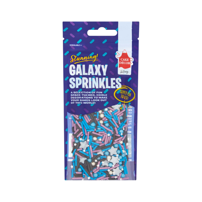 Cake Decor Stunning Galaxy Sprinkles 50g x 12