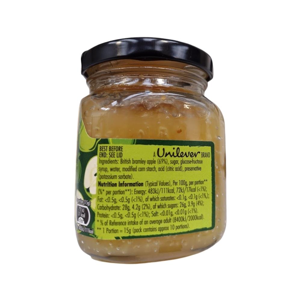 Colman's Bramley Apple Sauce 155g Label