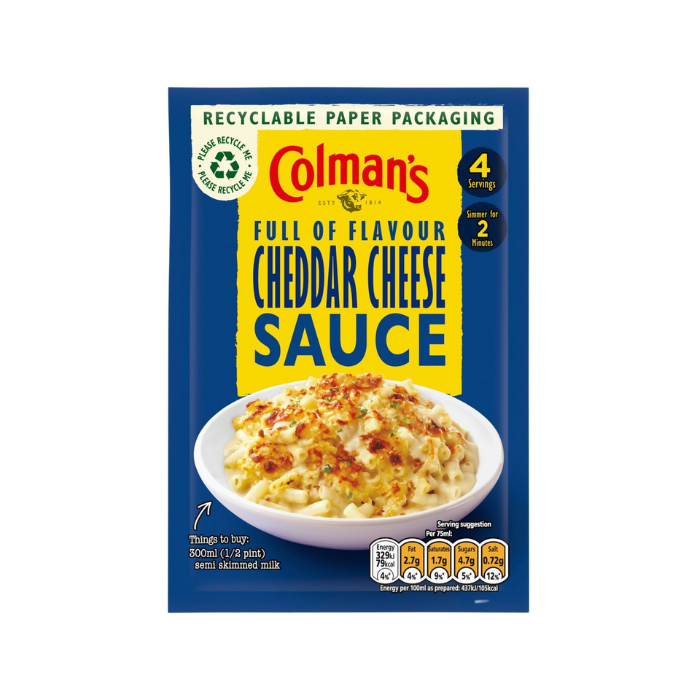 Colman's Cheddar Cheese Sauce Mix 40g x 16