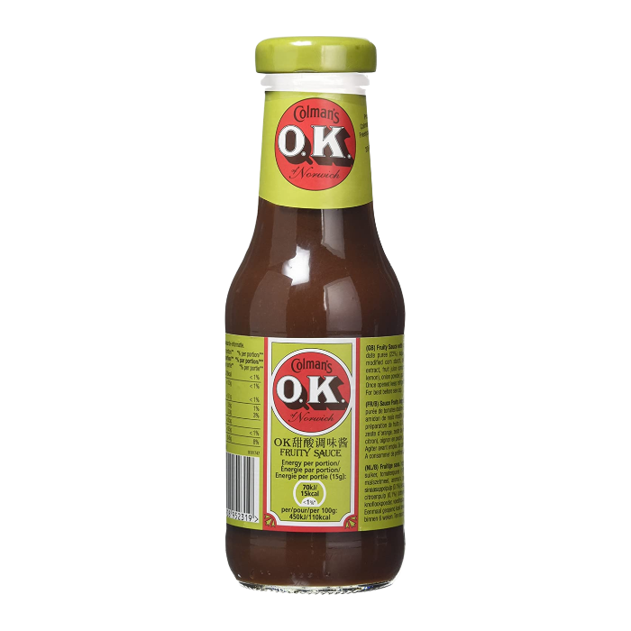 Colman's OK Fruity Sauce 335g x 12