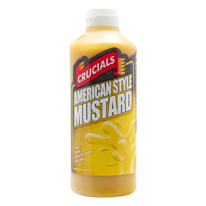 Crucials American Style Mustard Sauce 500ml x 4