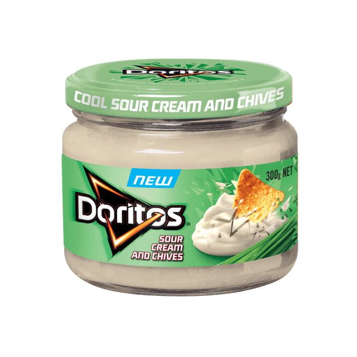 Doritos Sour Cream & Chives Dip 300g x 6