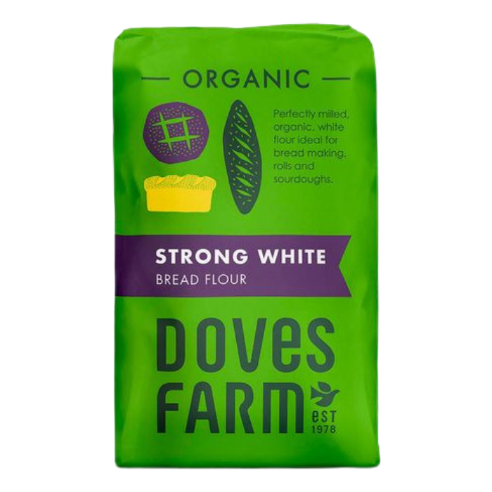 Doves Farm Organic Strong White Bread Flour 1.5kg x 5