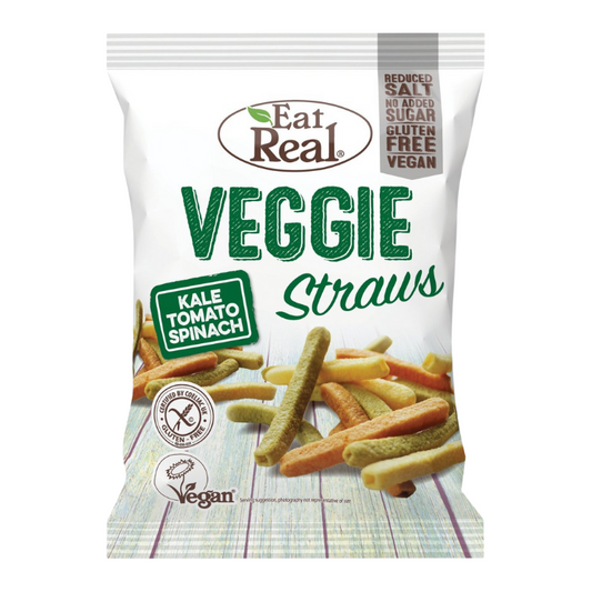 Eat Real Veggie Straws Kale, Tomato & Spinach 113g x 10