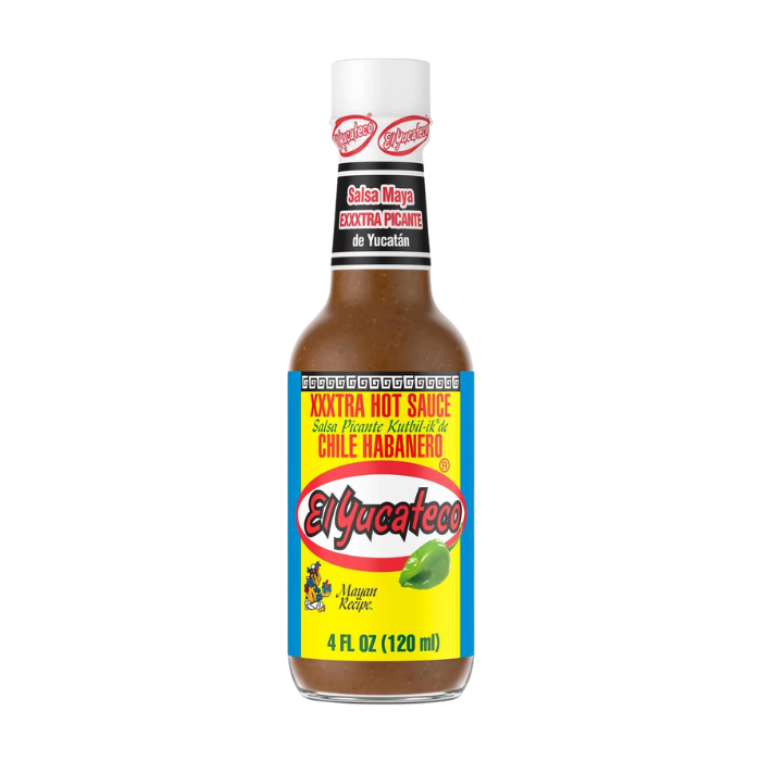 El Yucateco XXXtra Hot Habanero Sauce 120ml x 12