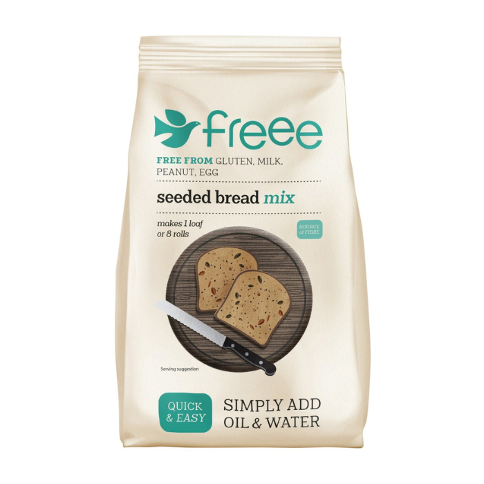 FREEE Gluten Free Seeded Bread Mix 500g x 4