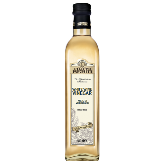 Filippo Berio White Wine Vinegar 500ml x 6