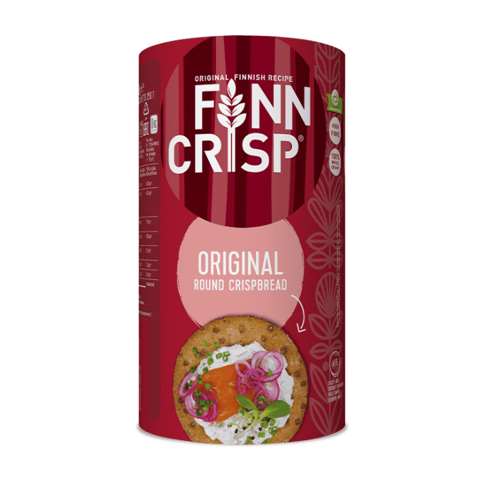 Finn Crisp Original Round Crispbread 250g x 12