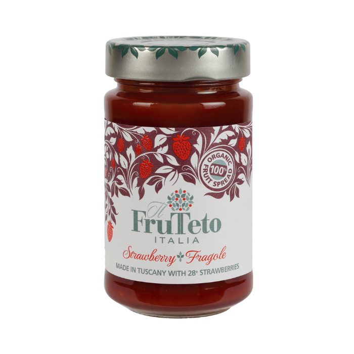 FruTeto Italia Organic Strawberry Fruit Spread 250g x 6
