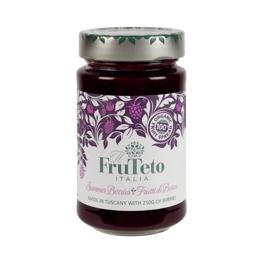 FruTeto Italia Organic Summer Berries Fruit Spread 250g x 6