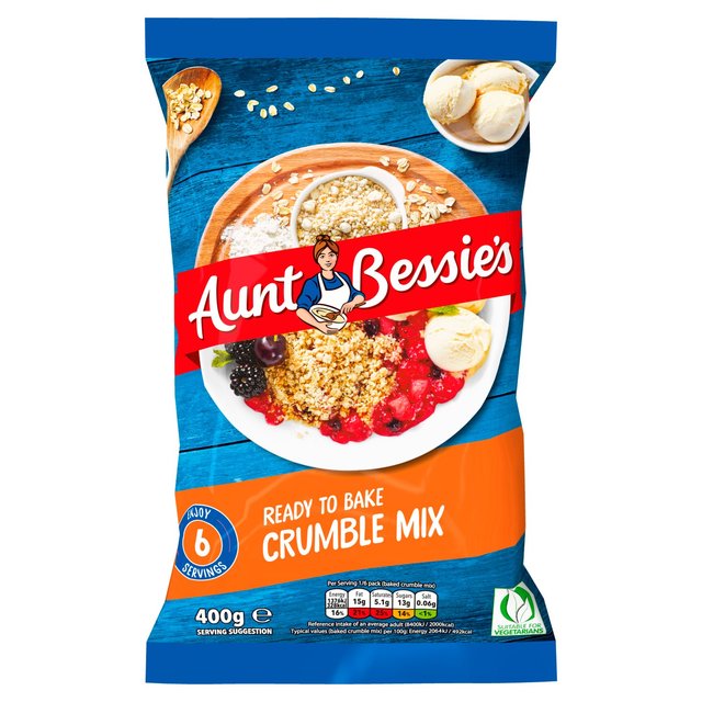 Aunt Bessie's Crumble Mix 400g x 8