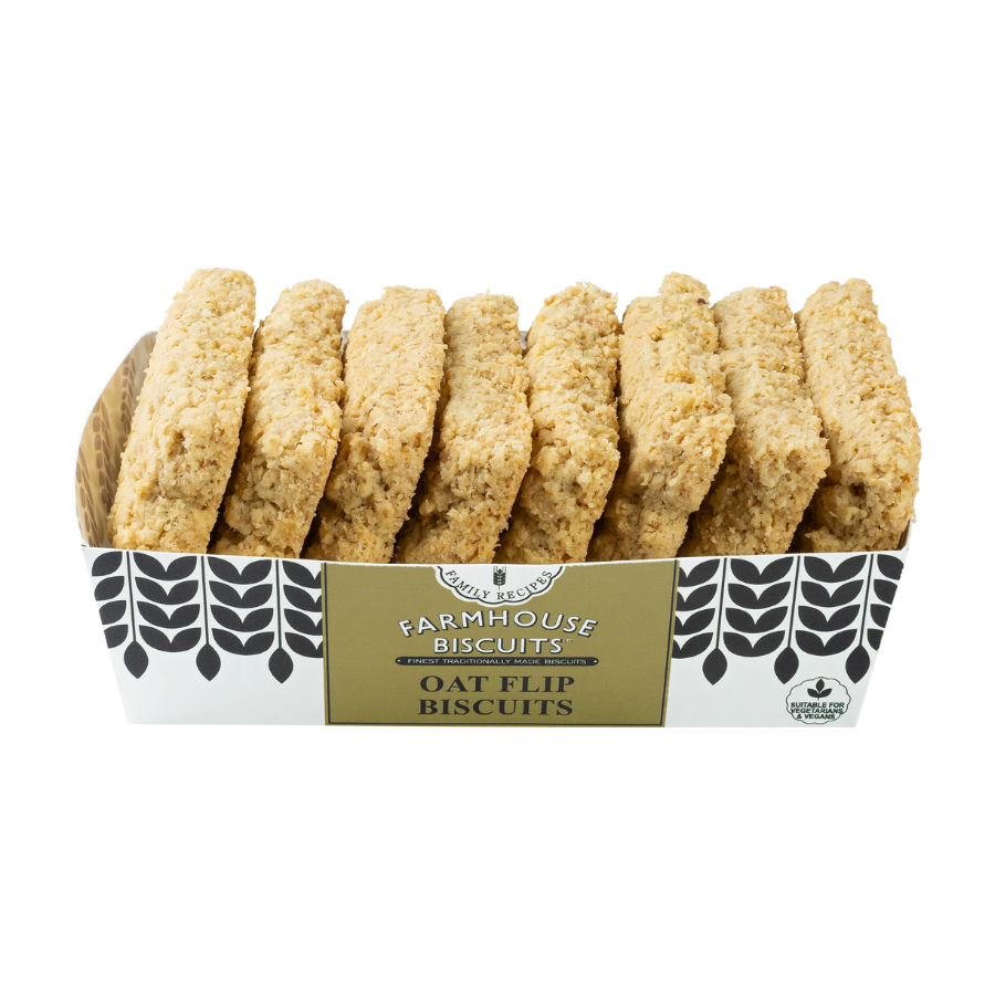 Farmhouse Biscuits Oat Flip Biscuits 200g x 12