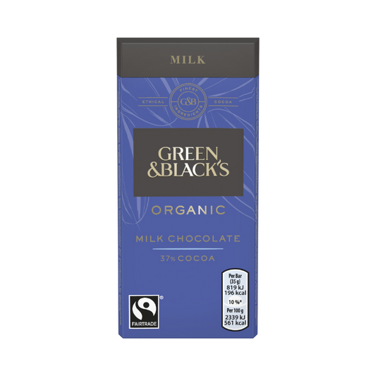 Green & Black’s Organic Milk Chocolate Bar 35g x 30