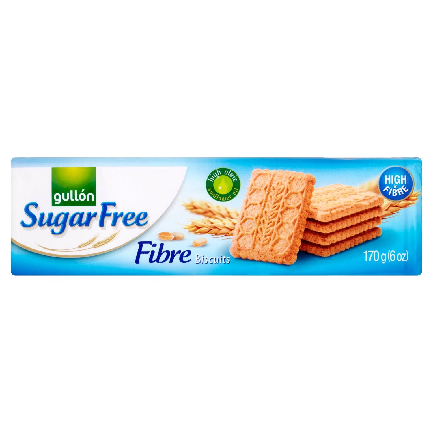 Gullon Sugar Free Fibre Biscuits 170g x 16