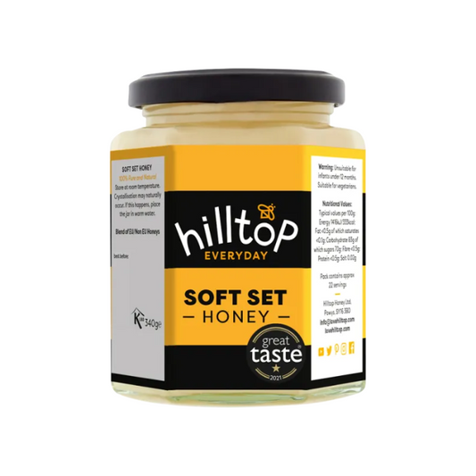 Hilltop Honey Soft Set Honey 340g x 4