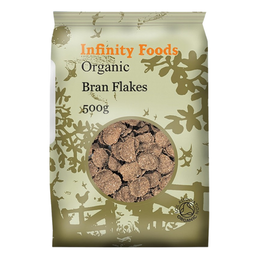 Infinity Foods Organic Bran Flakes 500g x 6