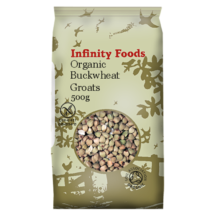 Infinity Foods Organic Buckwheat Groats 500g x 6