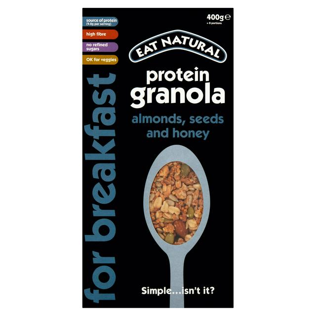 Eat Natural Protein Granola with Almonds, Seeds and Honey 400g x 5