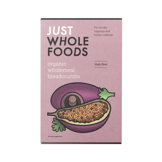 Just Wholefoods Organic Wholemeal Breadcrumbs 175g x 6