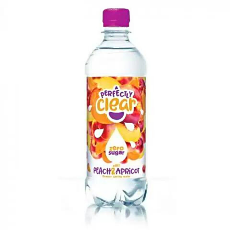 Perfectly Clear Still Peach & Apricot Flavoured Spring Water 500ml x 12