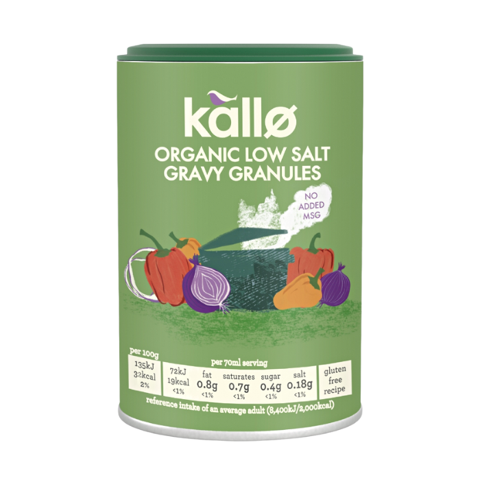 Kallo Organic Low Salt Gravy Granules 160g x 6