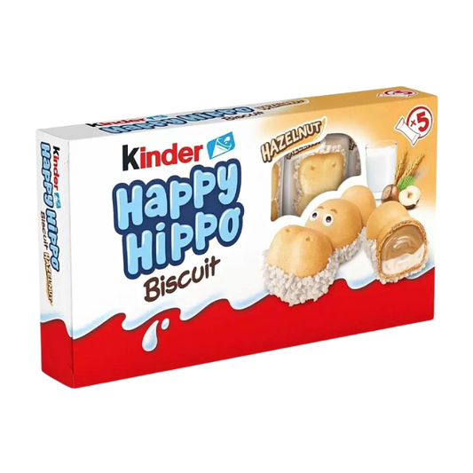 Kinder Happy Hippo Hazelnut Biscuits 5 Pack x 10