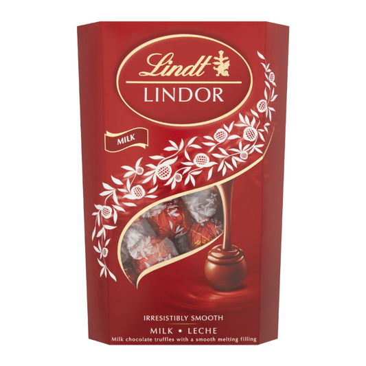 Lindt Lindor Milk Chocolate Truffles Box 337g x 6