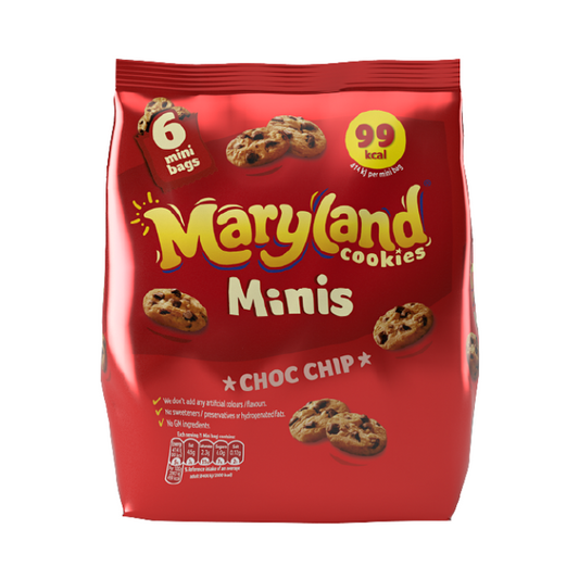 Maryland Mini Chocolate Chip Cookies 6 Pack x 8