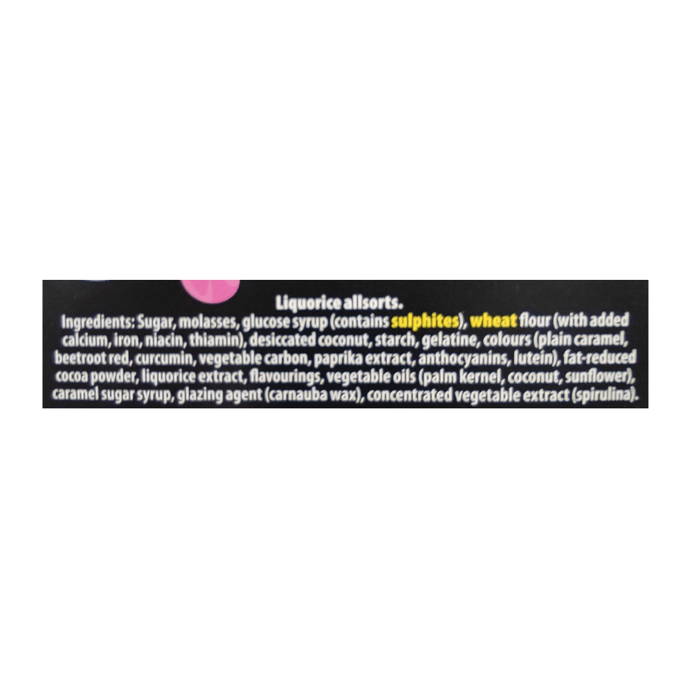 Maynards Bassetts Liquorice Allsorts 400g Label (2)