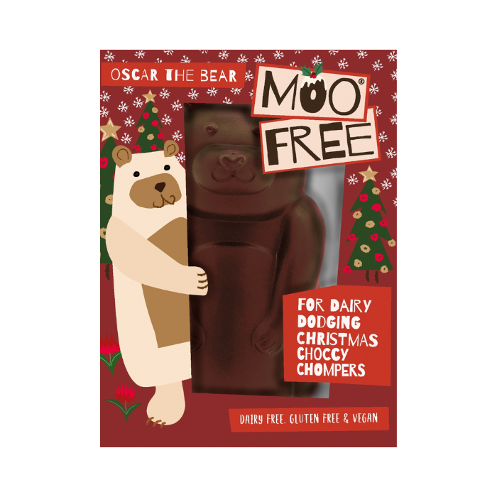 Moo Free Oscar the Bear Chocolate 80g x 6