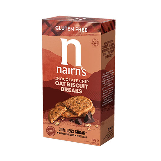 Nairn's Chocolate Chip Oat Biscuit Breaks 160g x 7