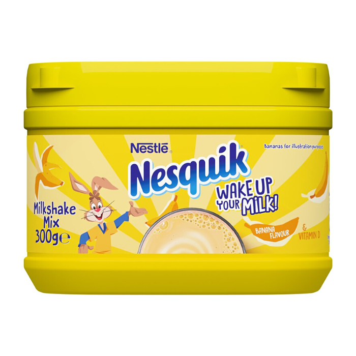 Nesquik Banana Milkshake Powder Tub 300g x 10