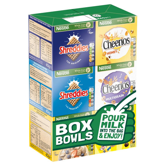 Nestle Box Bowls Cereal Selection 6 Pack x 5