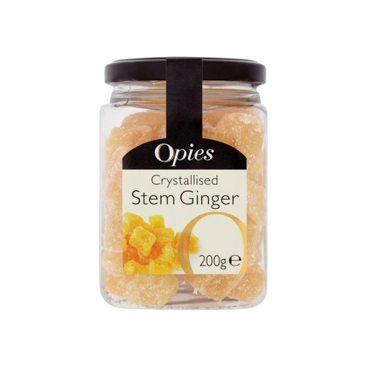 Opies Crystallised Stem Ginger 200g x 6