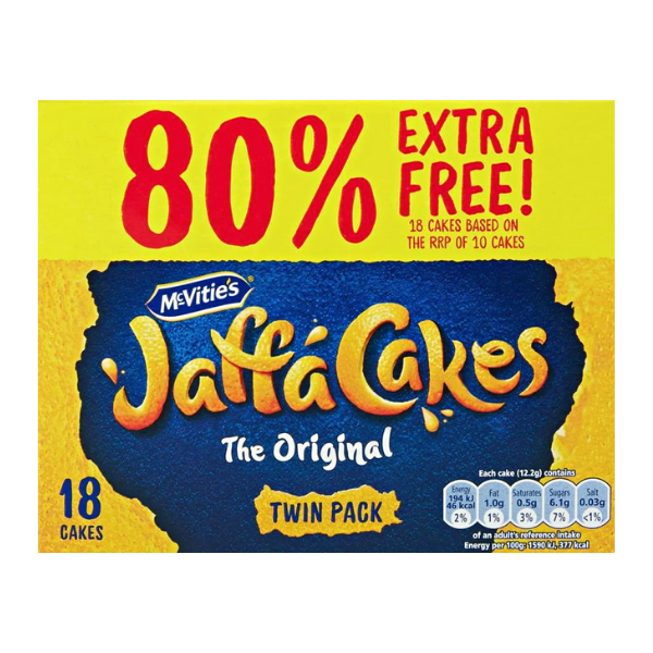 McVitie's Jaffa Cakes Twin Pack 220g x 9