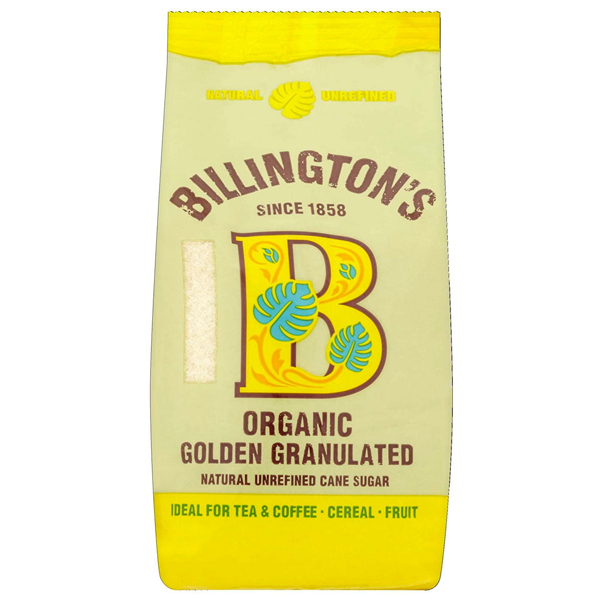 Billington's Organic Golden Granulated Sugar 500g x 10