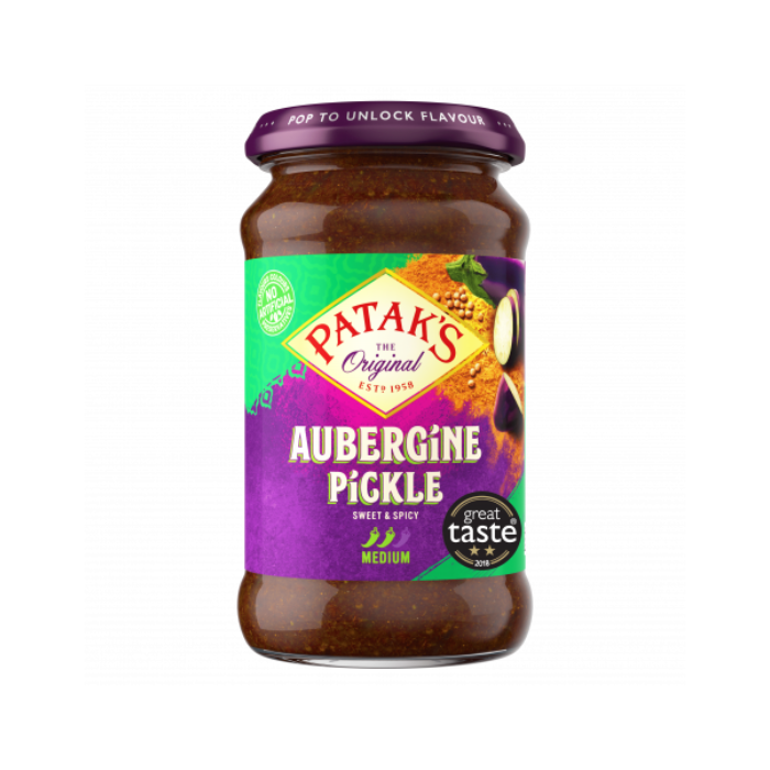 Patak's Aubergine Pickle 312g x 6