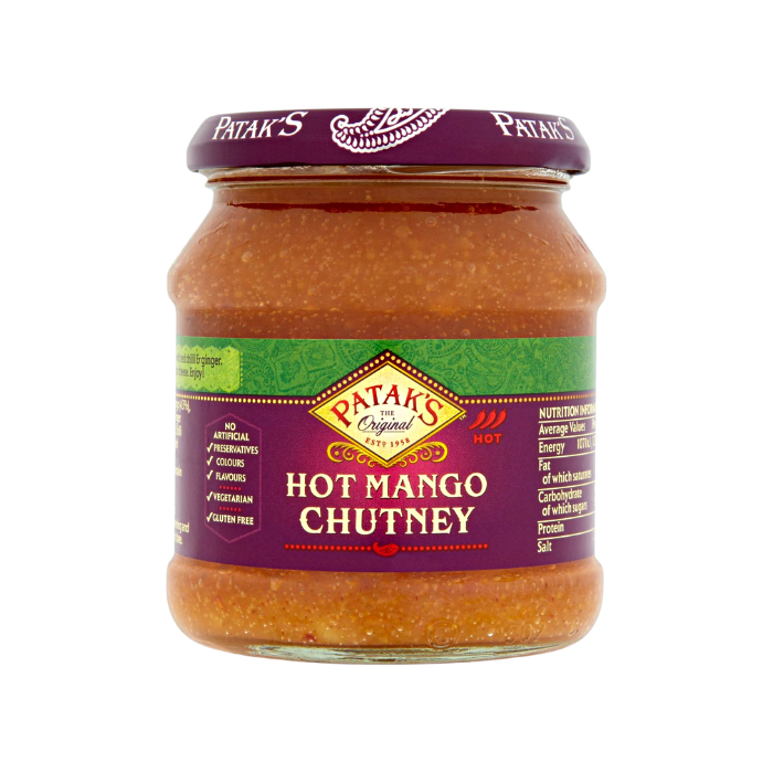 Patak's Hot Mango Chutney 340g x 6