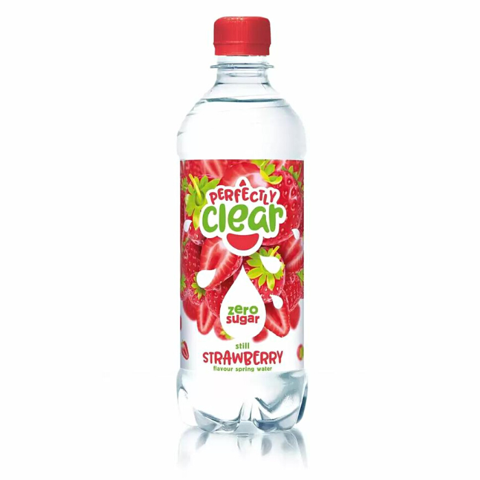 Perfectly Clear Still Strawberry Flavoured Spring Water 500ml x 12