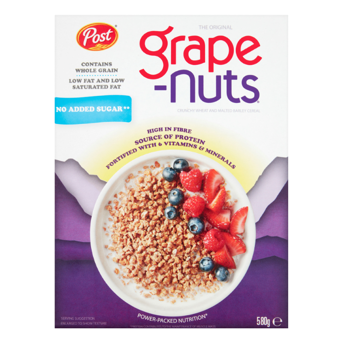 Post Grape-Nuts Cereal 580g x 12