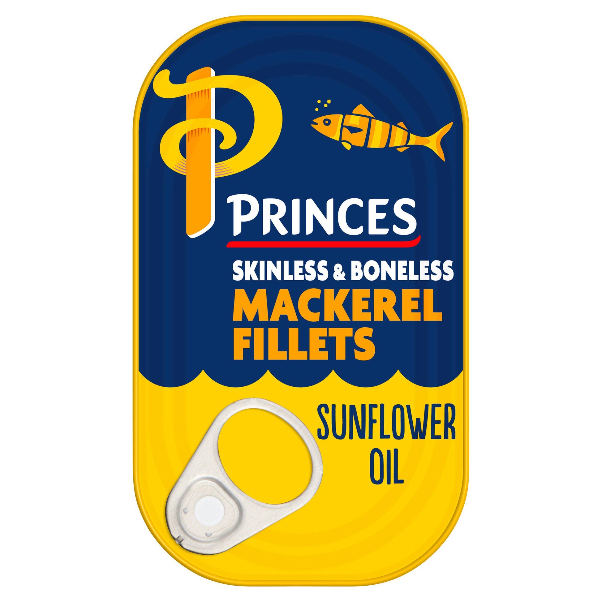 Princes Mackerel Fillets in Sunflower Oil 125g x 10