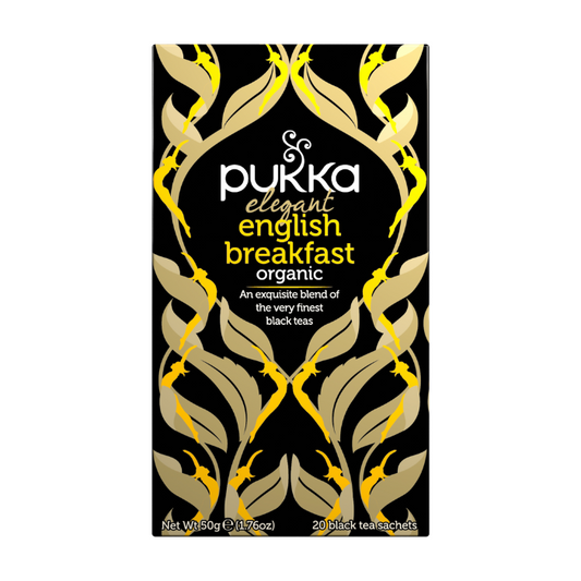 Pukka Herbs Elegant English Breakfast 20 Tea Sachets x 4