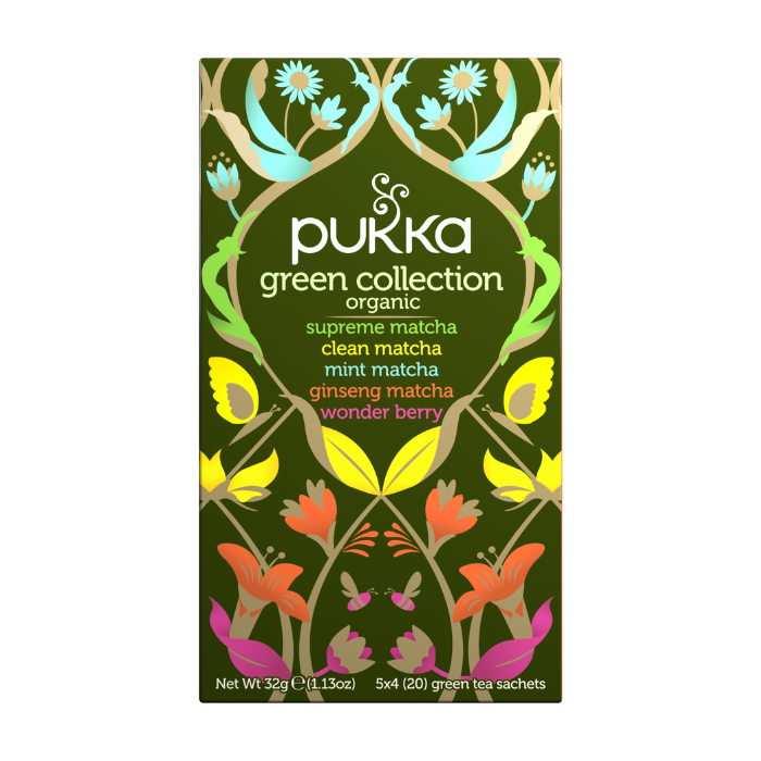 Pukka Herbs Green Collection 20 Tea Sachets x 4