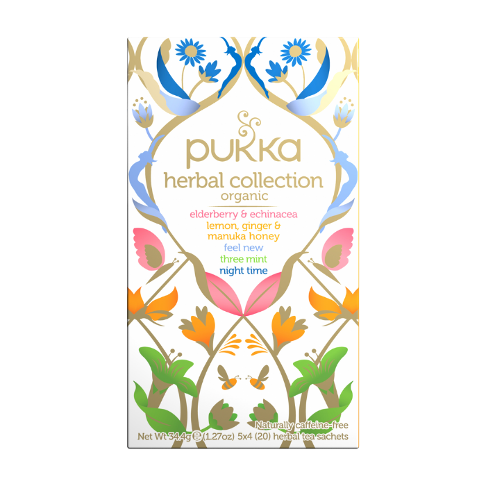 Pukka Herbs Herbal Collection 20 Tea Sachets x 4