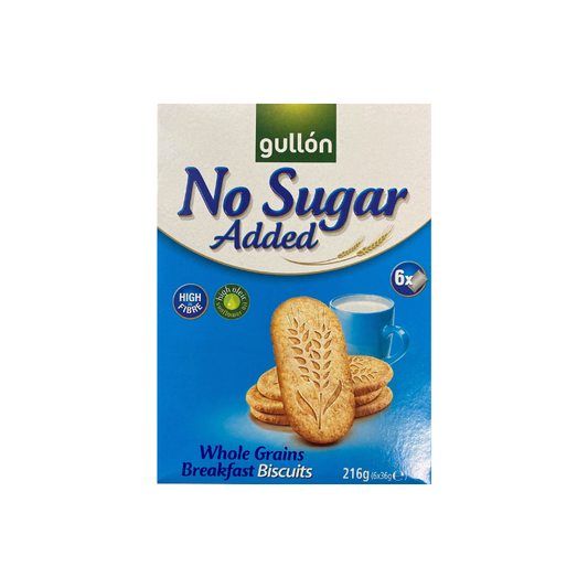 Gullon No Sugar Added Whole Grains Breakfast Biscuits 216g x 8