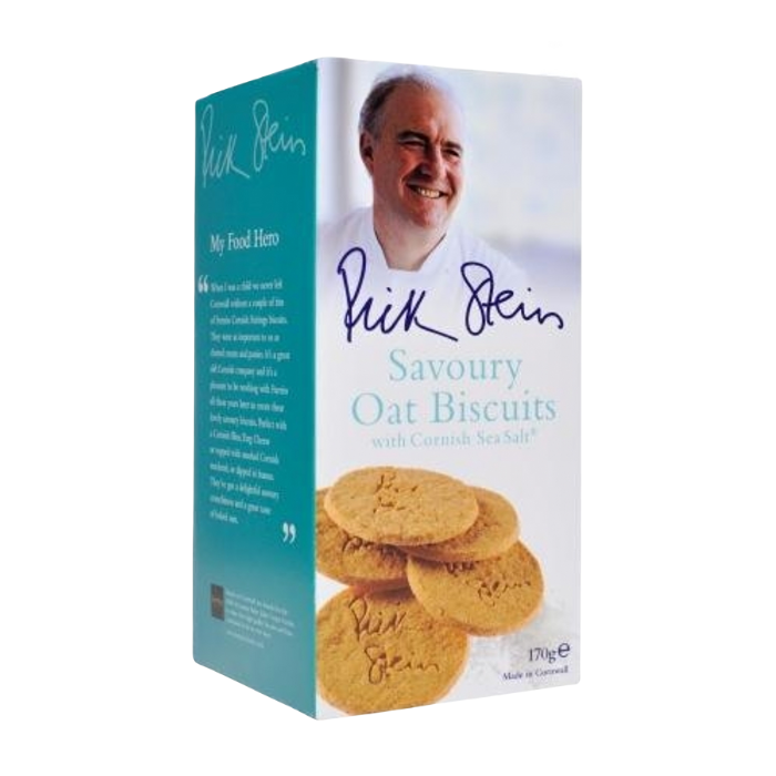 Rick Stein Savoury Oat Biscuits with Cornish Sea Salt 170g x 10